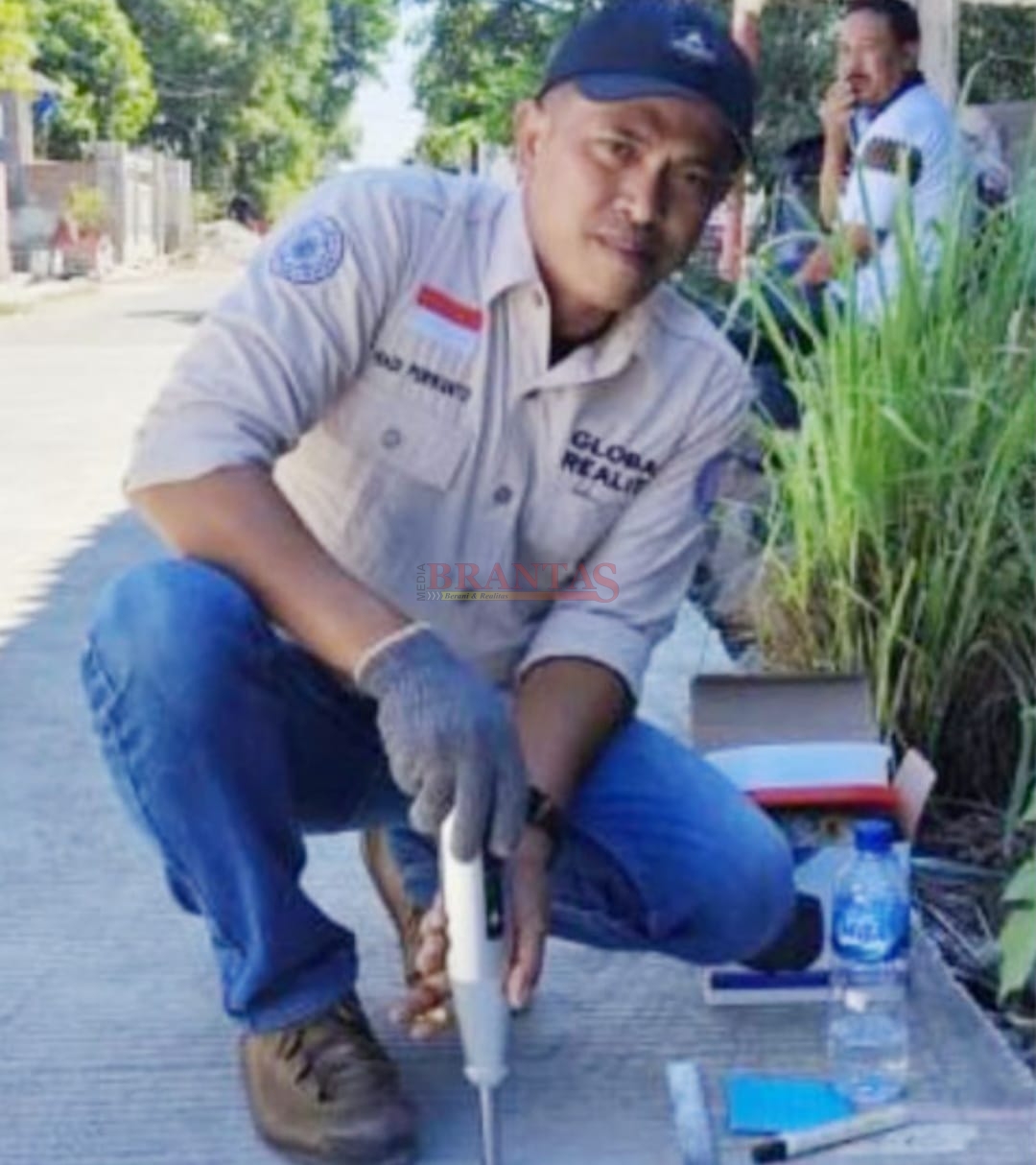 Keta Baracudda Indonesia Hadi Purwanto ST SH yang akrab disapa Hadi Gerung saat turun kelapangan atau Investigasi