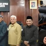 PJ. Walikota dan Pimpinan DPRD Kota Mojokerto menyetujui Raperda RPJMD Menjadi Perda Pemkot Mojokerto ( kanan ) Anggota Komisi II Silvia Elya Rosa SE MM