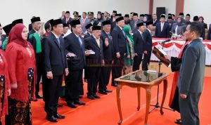 Anggota DPRD Kota Mojokerto Fraksi PDI-Perjuangan Silvia Elya Rosa SE, M.Si saat Dilantik