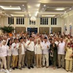 Para Kader Partai Gerindra Kota Mojokerto ini siap memenangkan Pasangan Ning Ita - Cak Sandi di Pilkada Kota Mojokerto 2024