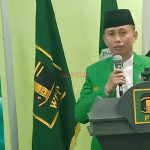 Ketua DPC PPP Kota Mojokerto Mayor Inf ( Purn ) H. Rufis Bahrudin saat menyampaikan sambutannya