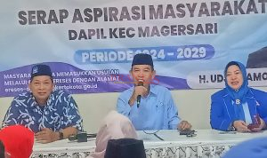 Anggota DPRD Kota Mojokerto H. Udji Pramono, SIP, M.Si, Saat mengelar Reses di Dapil Magersari