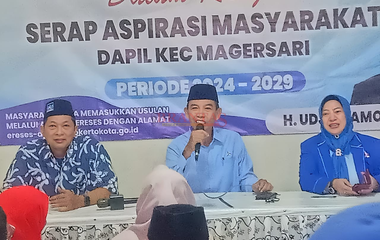 Anggota DPRD Kota Mojokerto H. Udji Pramono, SIP, M.Si, Saat mengelar Reses di Dapil Magersari