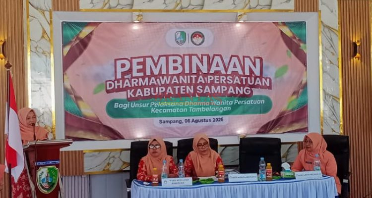 Pembinaan Dharma Wanita Kab Sampang Digelar di Kec Tambelangan 1 Kabupaten Sampang