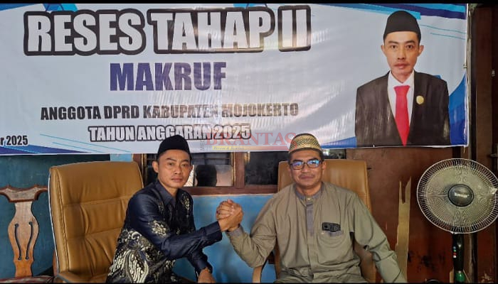 Anggota DPRD Gus Makruf Gelar Reses Hadirkan Ustadz Rofi'i Pimpinan Do'a Bersama untuk Keselamatan Bangsa 1 DPRD Kabupaten Mojokerto