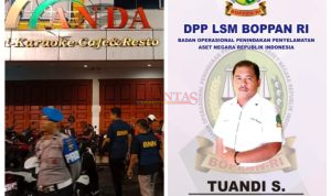 PEMATANGSIANTAR – DPP LSM BOPPAN RI Meminta Kapolda Sumut Usut Bandar Besar Ekstasi di Karaoke Anda yang Diduga Bersembunyi BOPPAN RI