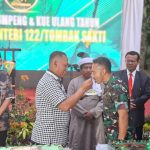 SIMALUNGUN - Perkuat Sinergitas TNI-Polri Kapolres Simalungun Hadiri Syukuran HUT Ke-61 Yonif 122 Tombak Sakti 1 HUT Batalyon Infanteri 122/Tombak Sakti Ke-61
