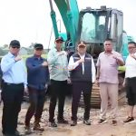 Tim Satgas Terpadu MBLB Kabupaten Mojokerto saat melakukan Sidak di Lokasi Galian C yang diduga Tak Ber- izin