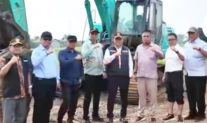 Tim Satgas Terpadu MBLB Kabupaten Mojokerto saat melakukan Sidak di Lokasi Galian C yang diduga Tak Ber- izin