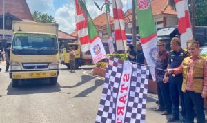 IMG-20260521-WA0028 Bupati Mojokerto Gus Barra memberangkatkan Truk kontainer yang berisi Rokok Juta rokok Ilegal yang dibakar Mengunakan mesin incinerator bersuhu 1.000 ribu derajat di PT. PRIA Lakardowo Mojokerto