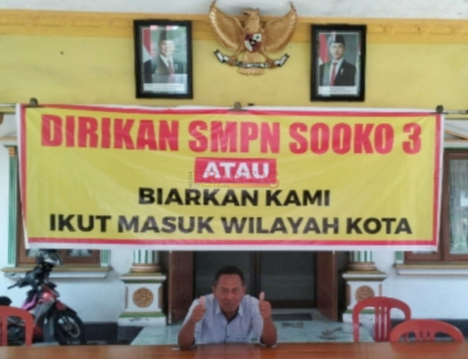 Kepala Desa Ngingasrembyong Kusdianto atau yang akrab disapa Janji saat Konferensi Pers