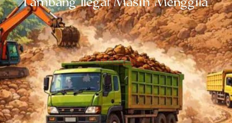 TANJAB BARAT – Aktivis Minta Tambang Galian C Ilegal di Tebing Tinggi Ditindak Tegas galian C