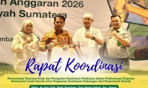 TEBO - Wabup Tebo Hadiri Rakor Rencana Kerja Konstruksi Cetak Sawah Tahun 2026 1 Kabupaten Tebo
