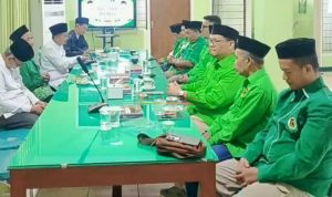 IMG-20260721-WA0005 Ketua DPC PPP Kota Mojokerto Moch. Rizky Fauzi Pancasilawan, SH, M.HP. C.C.D ( berkacamata) saat bersilaturahmi dengan PCNU Kota Mojokerto