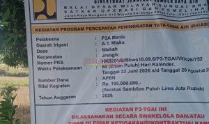 Kualitas Pekerjaan P3-TGAI Desa Mlakah Dipertanyakan TPM Diminta Tingkatkan Pengawasan Kabupaten Sampang