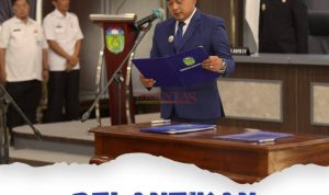 TEBO - Bupati Tebo Lantik Pejabat Administrator Pengawas dan Fungsional 1 Kabupaten Tebo