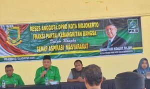 Ketua Fraksi PKB DPRD Kota Mojokerto H. Wahju Nur Hidajat, SH, MH, Saat Mengelar RESES Tahap II 2026