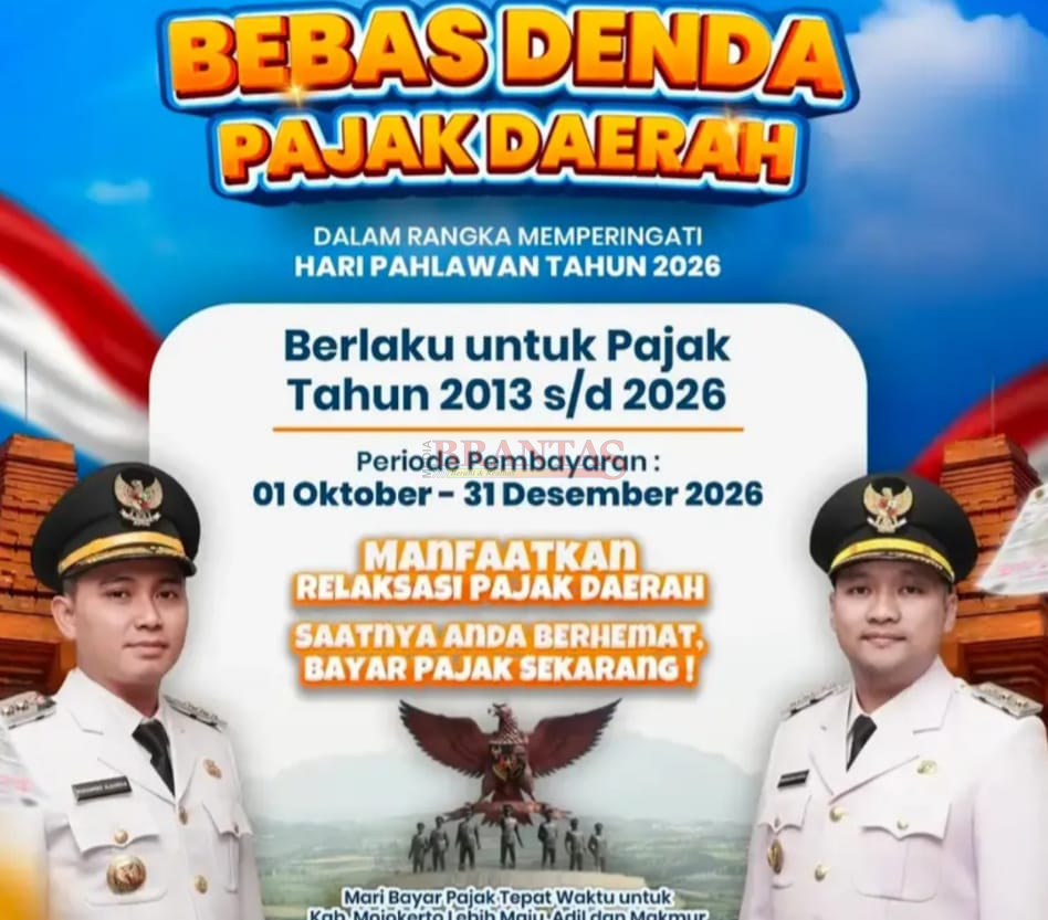 Brosur dan pamplet himbauan kepada Wajib Pajak agar membayar pajak bebas denda pajak daerah