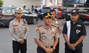 KEDIRI - Antisipasi Panic Buying BBM Kapolres Kediri Cek Pasokan di Sejumlah SPBU BBM