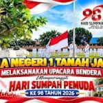 SIMALUNGUN - Hari Sumpah Pemuda Ke-98 Rizky Gultom Tekankan Pentingnya Nasionalisme dan Pendidikan Karakter SMAN 1 Tanah Jawa