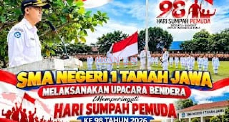SIMALUNGUN - Hari Sumpah Pemuda Ke-98 Rizky Gultom Tekankan Pentingnya Nasionalisme dan Pendidikan Karakter SMAN 1 Tanah Jawa